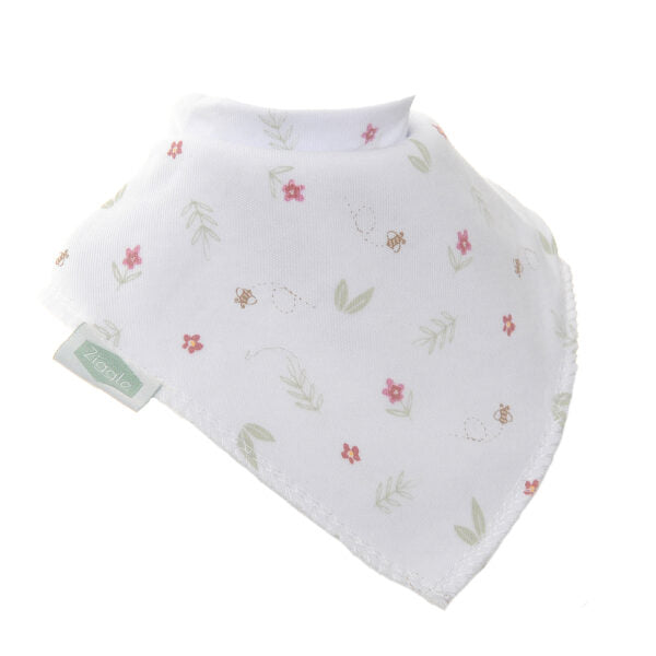 Ziggle-  Flowers and fern Dribble Bib