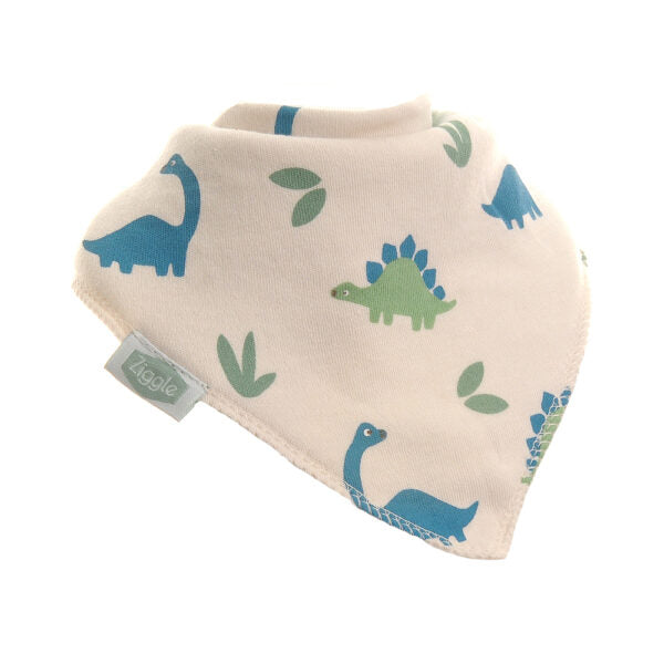 Ziggle- Dino Print Dribble Bib