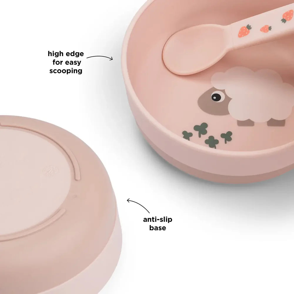 Done By Deer- Foodie Bowl Tiny Farm Powder- baby at the bank