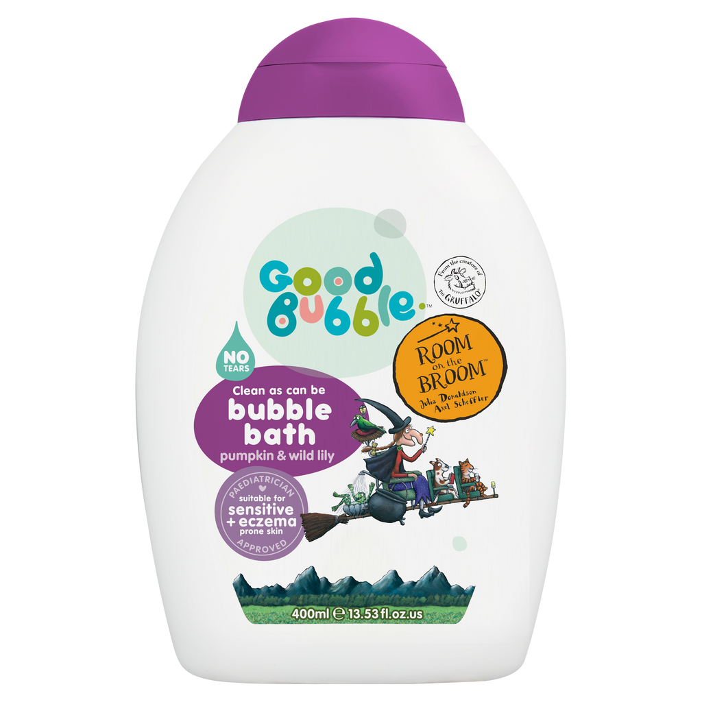 Good Bubble - The Room on the Broom Pumpkin and Wild Lily Bubble Bath 400ml- Baby at the bank