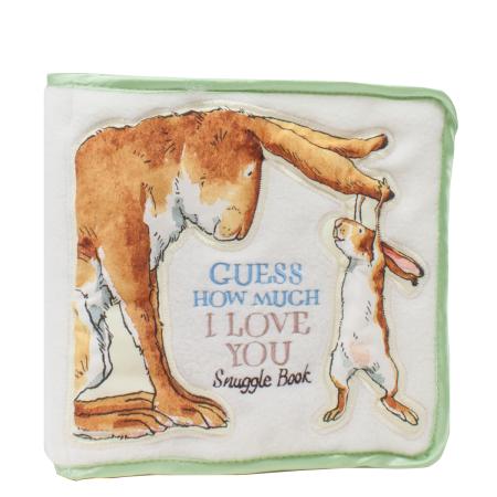 Guess How Much I Love You- Snuggle Cloth Book- Baby at the bank