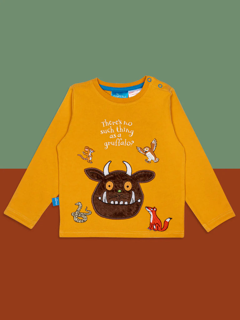 Blade and Rose- Gruffalo Outdoor Adventure Top Mustard- Baby at the bank