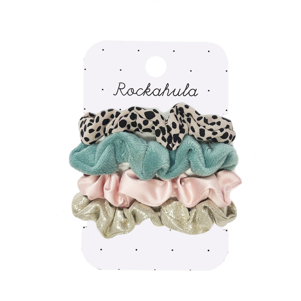 Rockahula - Leopard Love Scrunchie Set- Baby at the bank