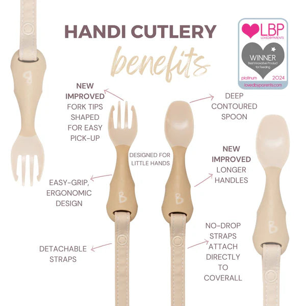 Bibado- Handi Cutlery Blush- Baby at the bank