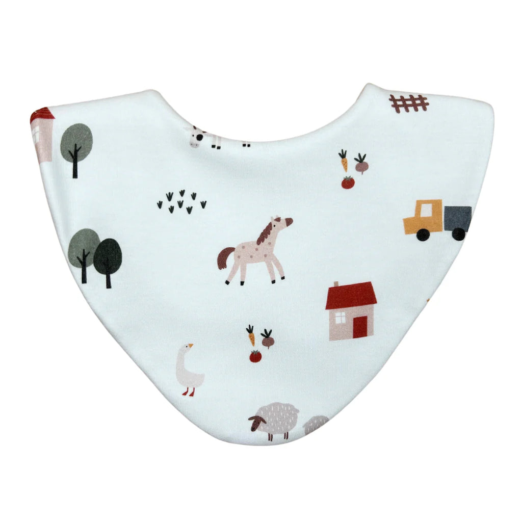 Bibbily- On The Farm Bib- Baby at the bank