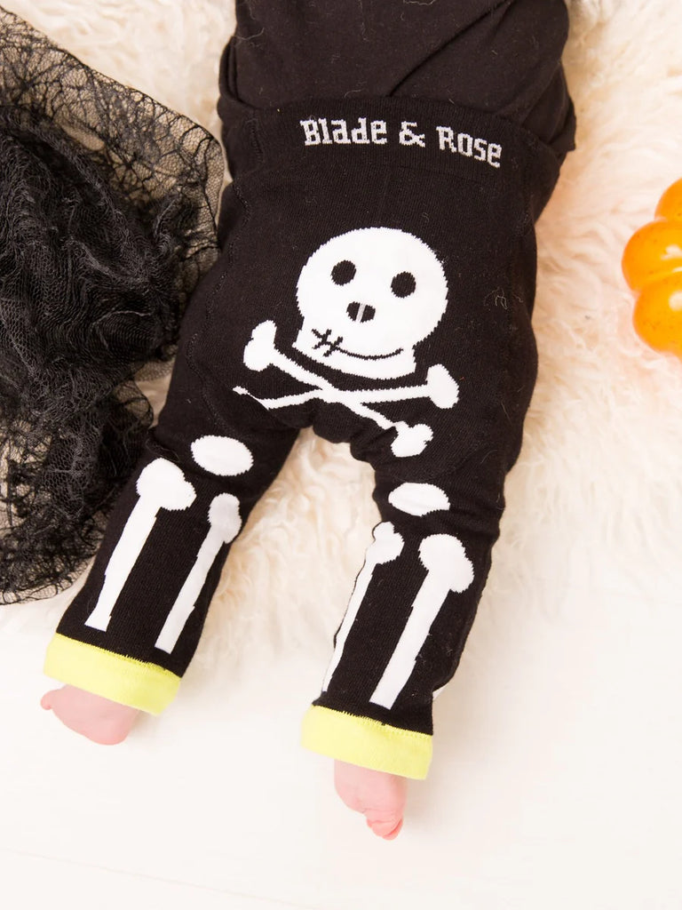 Blade and Rose- Skeleton Leggings- Baby at the bank