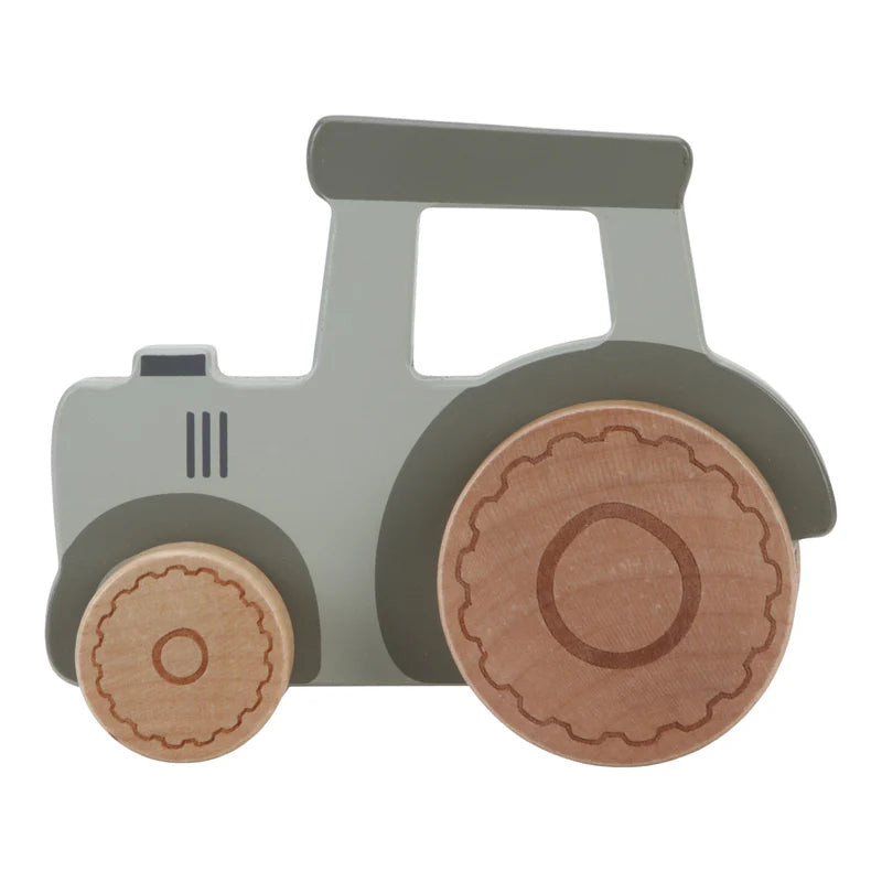 Little Dutch- Wooden Tractor- Baby at the bank
