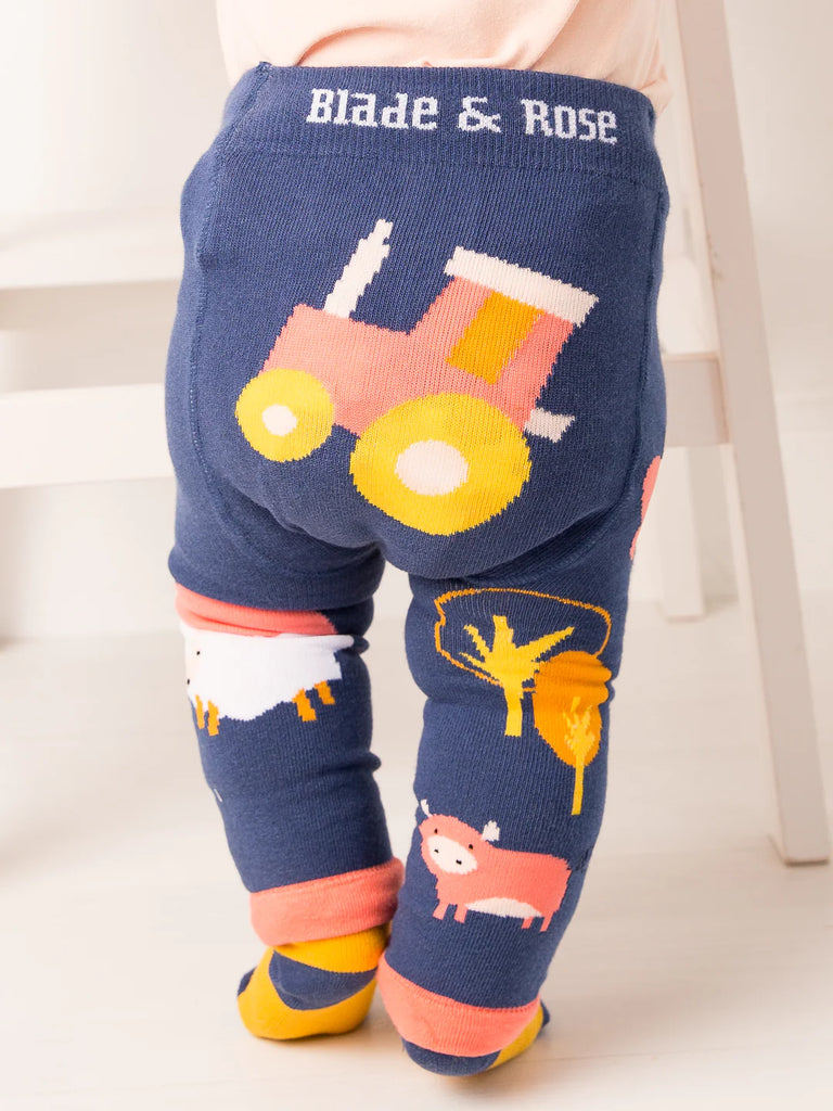 Blade and Rose- Meadow Farmyard Leggings- Baby at the bank
