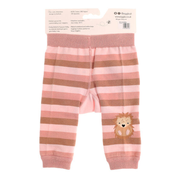 Ziggle- Hedgehog Leggings and Socks Set- Baby at the bank