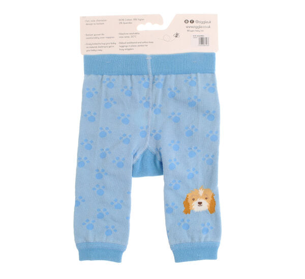 Ziggle- Cockapoo Leggings and Socks Set- Baby at the bank