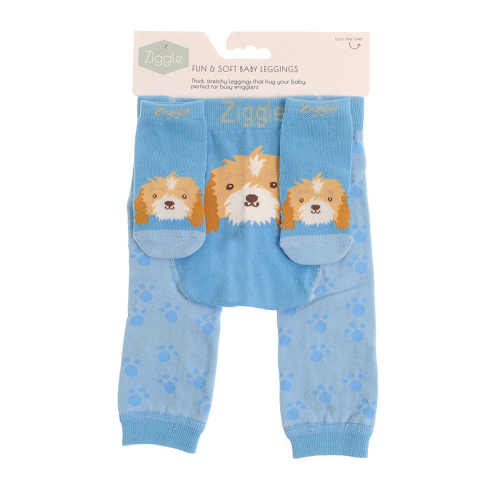 Ziggle- Cockapoo Leggings and Socks Set- Baby at the bank