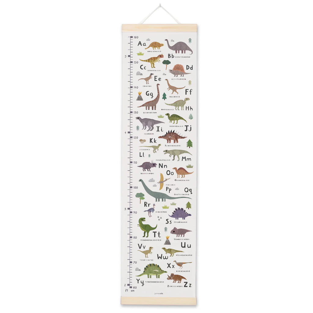 James Ellis - Dinosaur Alphabet Height Chart