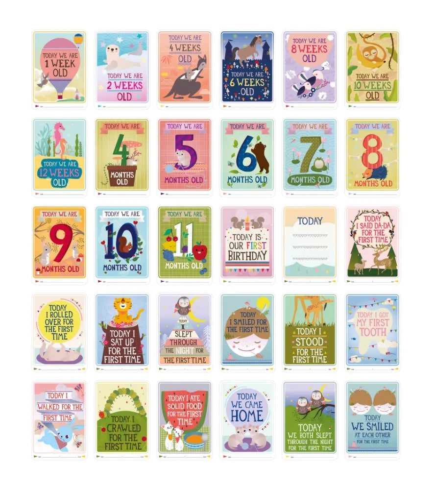 Milestone Cards- Milestone Baby Cards Twins