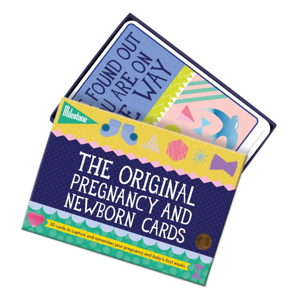 Milestone Cards- Pregnancy Cards by Milestone- Baby at the bank