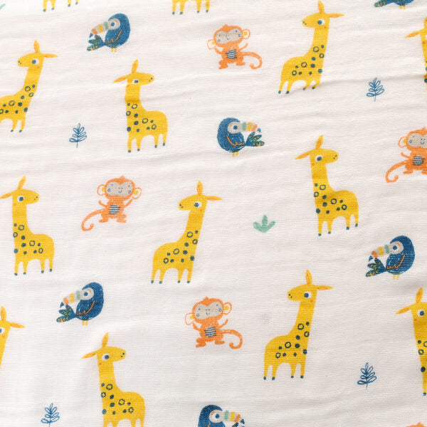 Ziggle- Savanna Animals Muslin