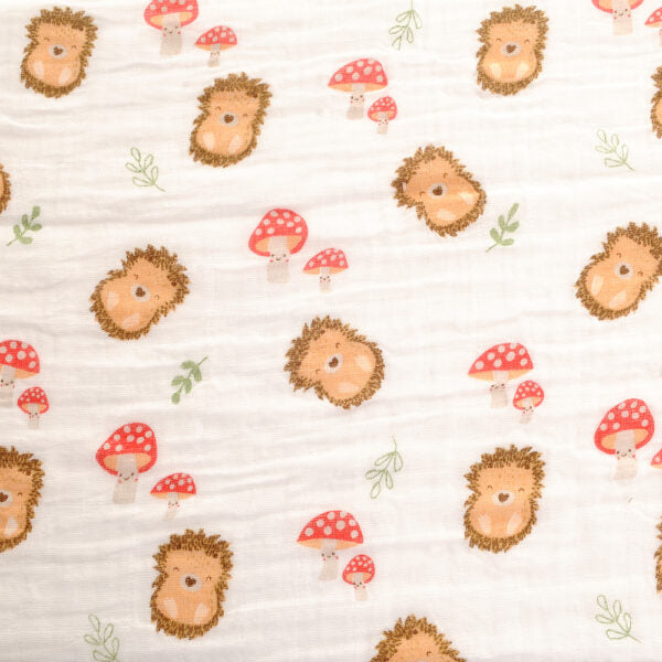 Ziggle- Woodland Swaddle- Baby at the bank