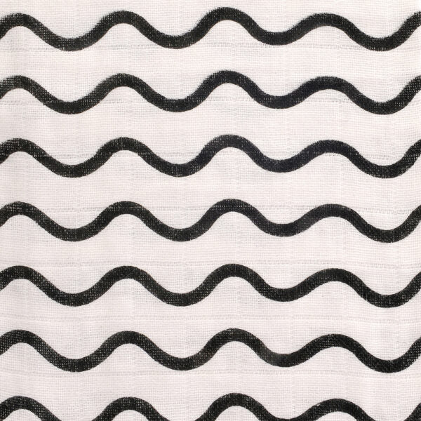 Ziggle- Black And White Single Muslin