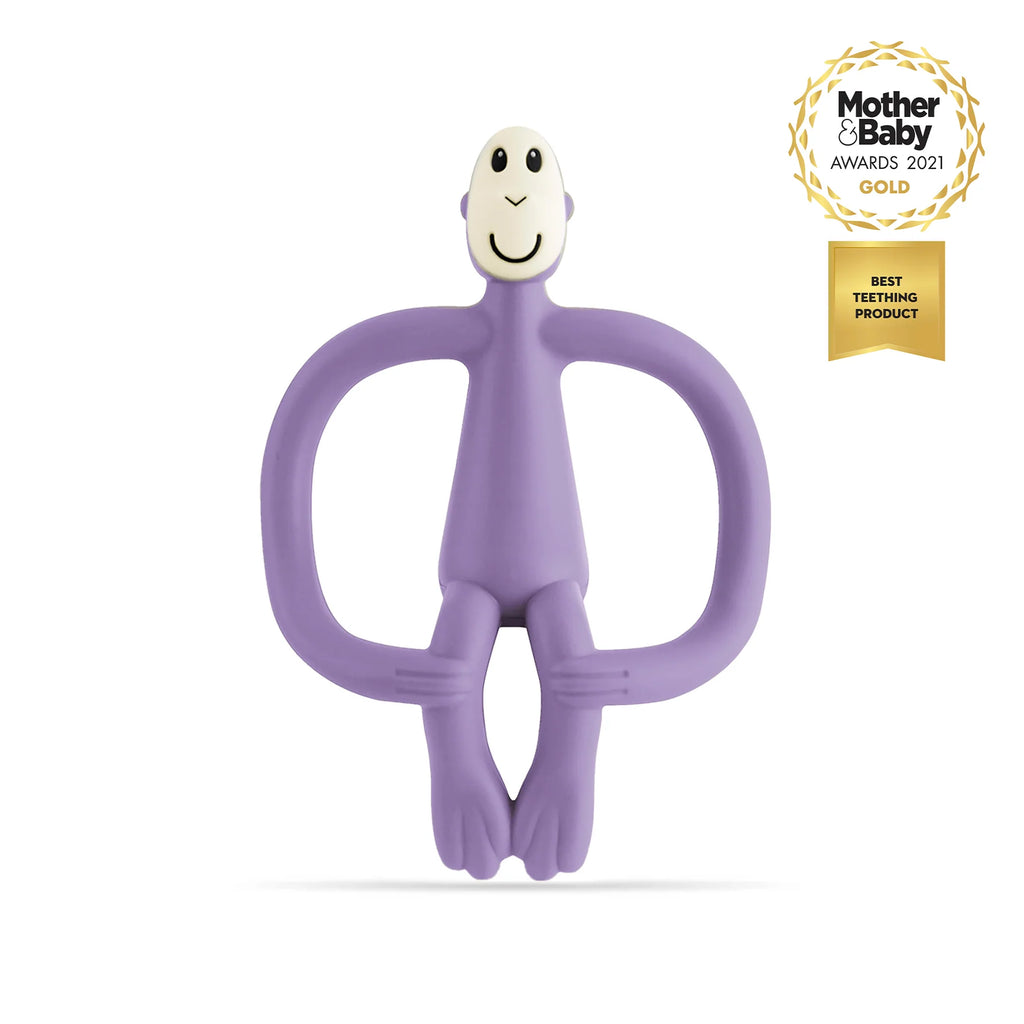 Matchstick Monkey - Teether Dusty Pink – Baby at the Bank