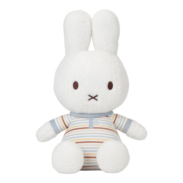 Little Dutch- Miffy Cuddle Toy 35cm Sunny Stripes- Baby at the bank