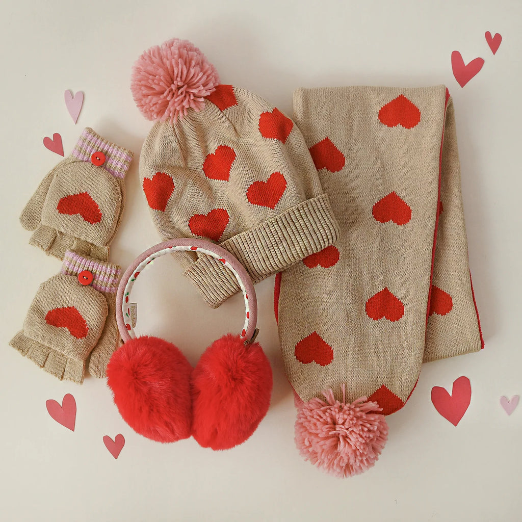 Rockahula- Rosy Apple Earmuffs- Baby at the bank