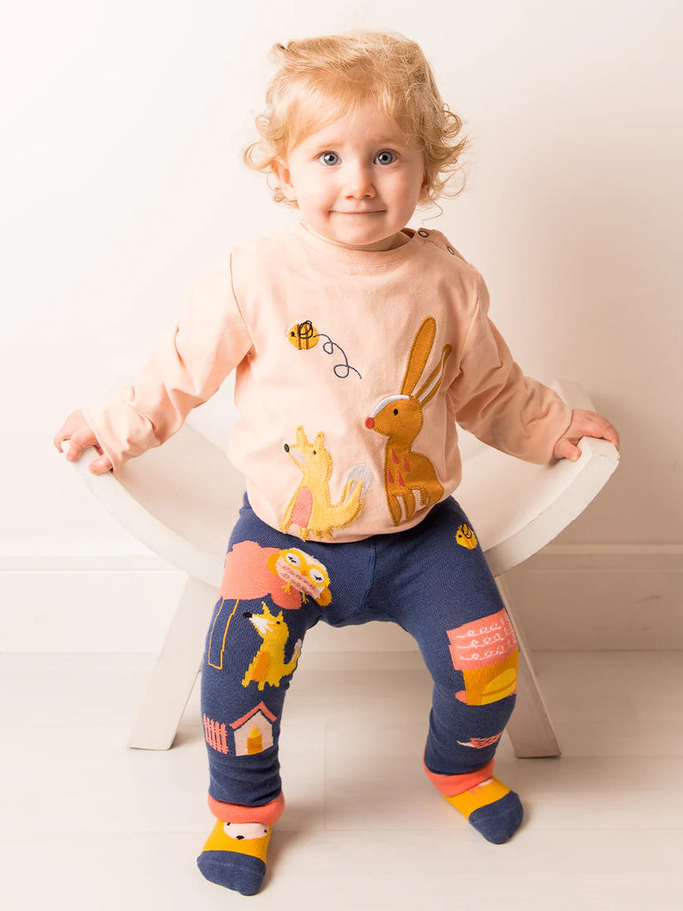 Blade and Rose- Meadow Farmyard Socks- baby at the bank