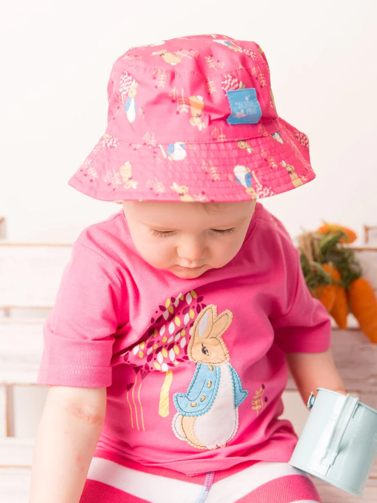 Blade and Rose- Peter Rabbit Springtime Summer Hat- Baby at the bank