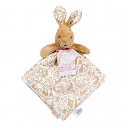 Peter Rabbit- Flopsy Bunny Comfort Blanket- Baby at the bank
