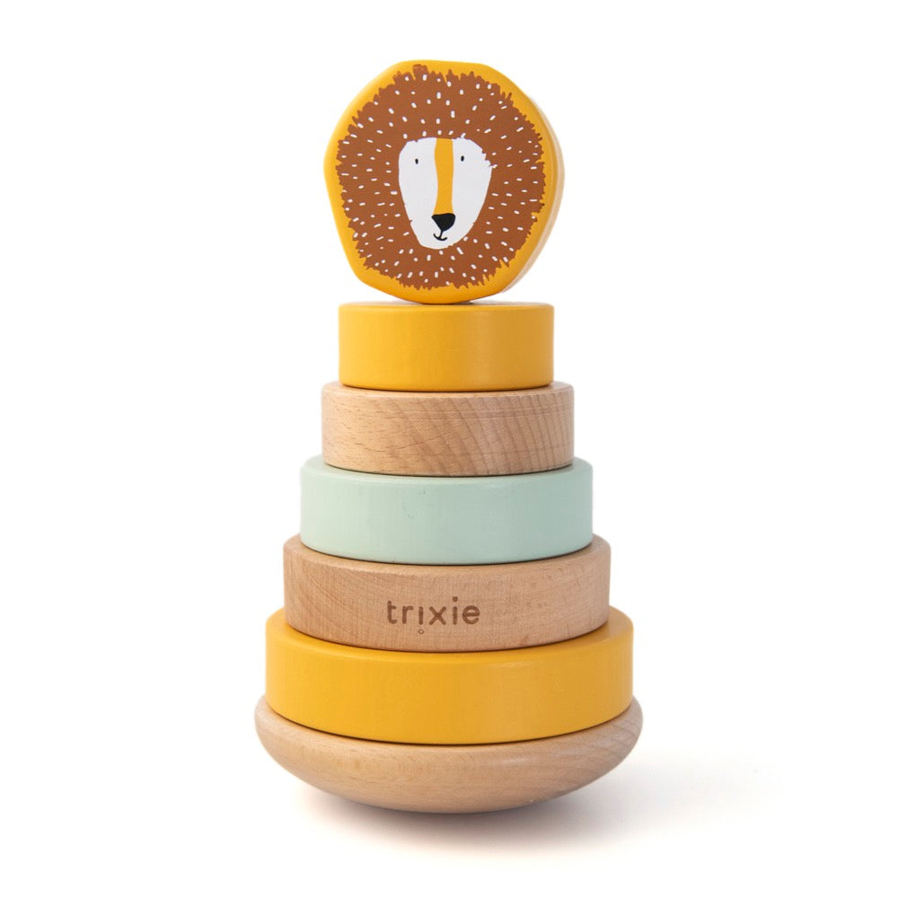 Trixie - Wooden Wooden Stacker Mr Lion