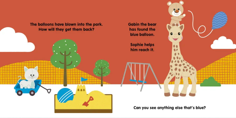 Sophie the Giraffe- Sophie and Friends- Baby at the bank