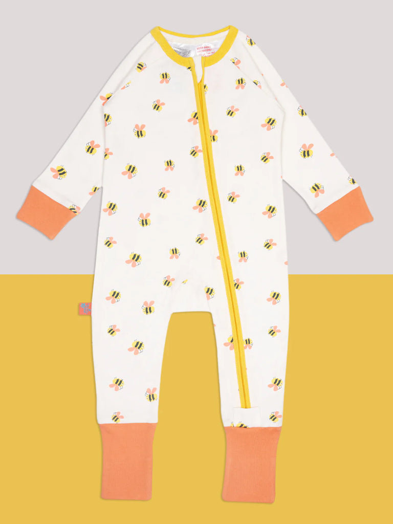 Blader and Rose - Honey Bee Zip Up Romper