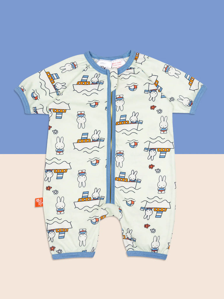 Blade and Rose- Miffy In The Sunshine Summer Romper- Baby at the bank