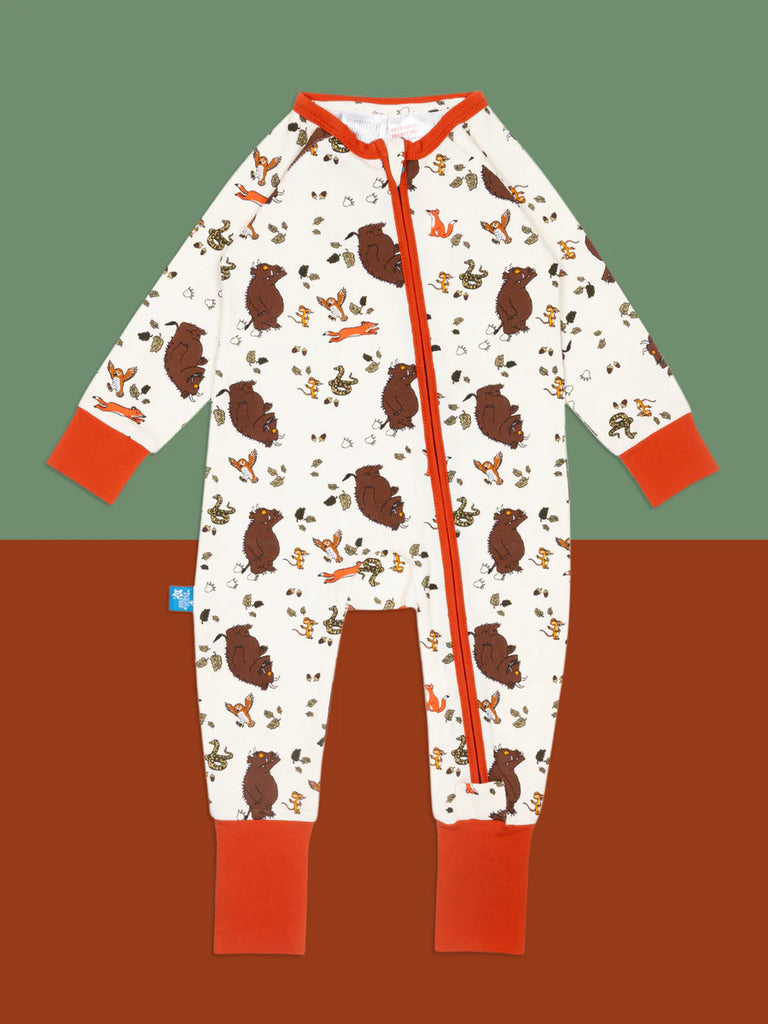 Blade and Rose- Gruffalo Outdoor Adventure Zip Up Romper- Baby at the bank