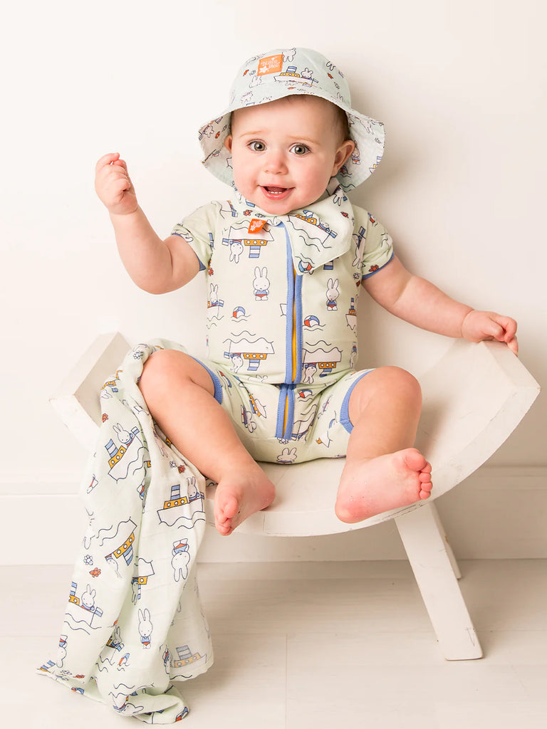 Blade and Rose- Miffy In The Sunshine Summer Romper- Baby at the bank