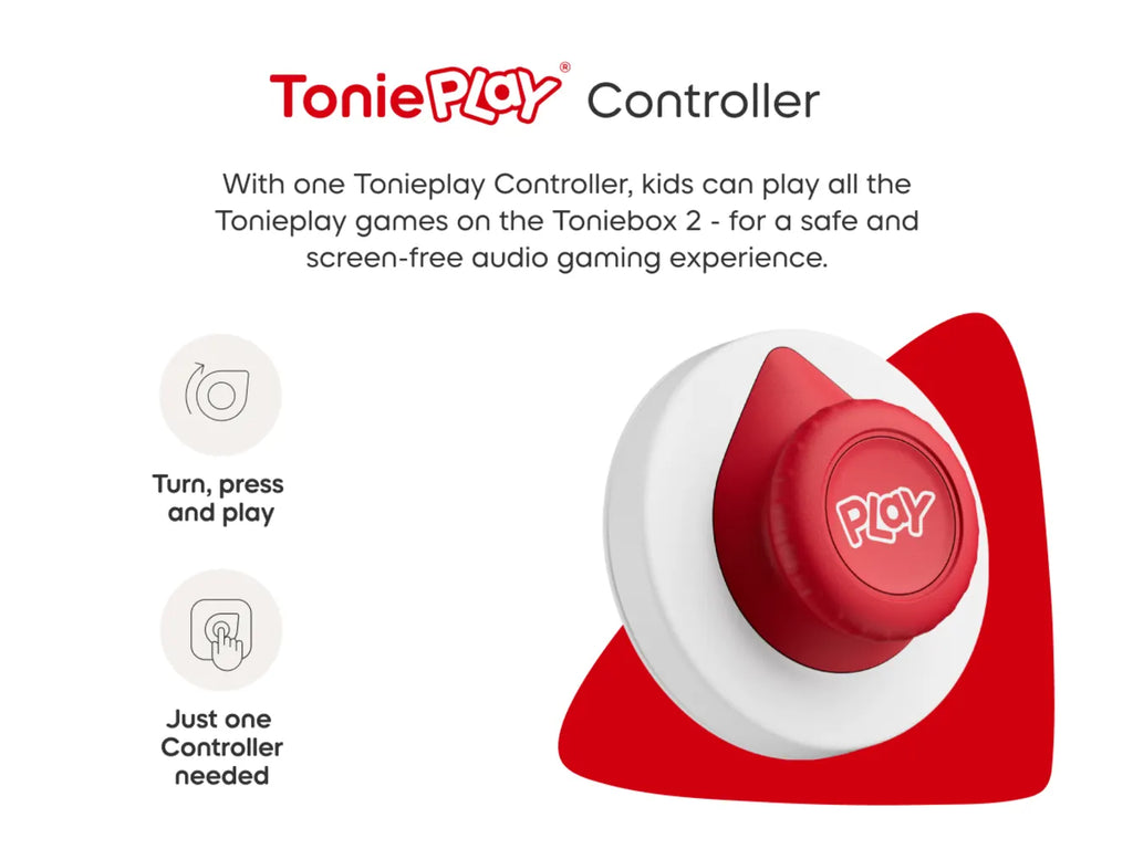 Tonies- Tonies Play Controller Sunset Red- Baby at the bank