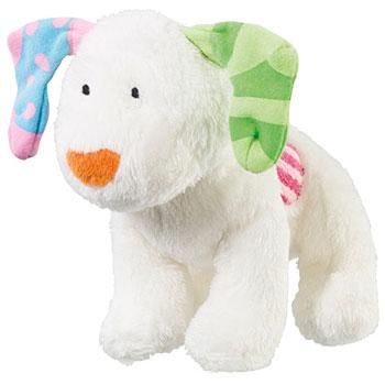 Rainbow Designs- The Snowdog Bean Toy- baby at the bank