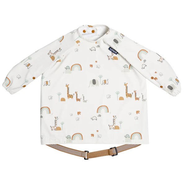 Bibado- Long Sleeve Coverall Serengeti Spaghetti- Baby at the bank