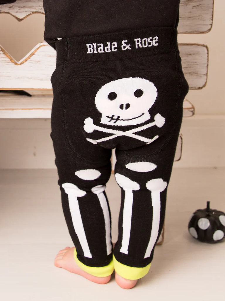 Blade and Rose- Skeleton Leggings- Baby at the bank