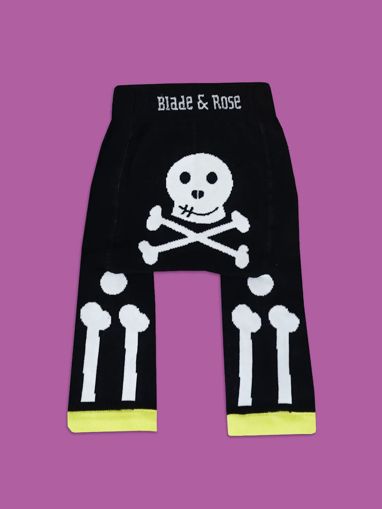 Blade and Rose- Skeleton Leggings- Baby at the bank