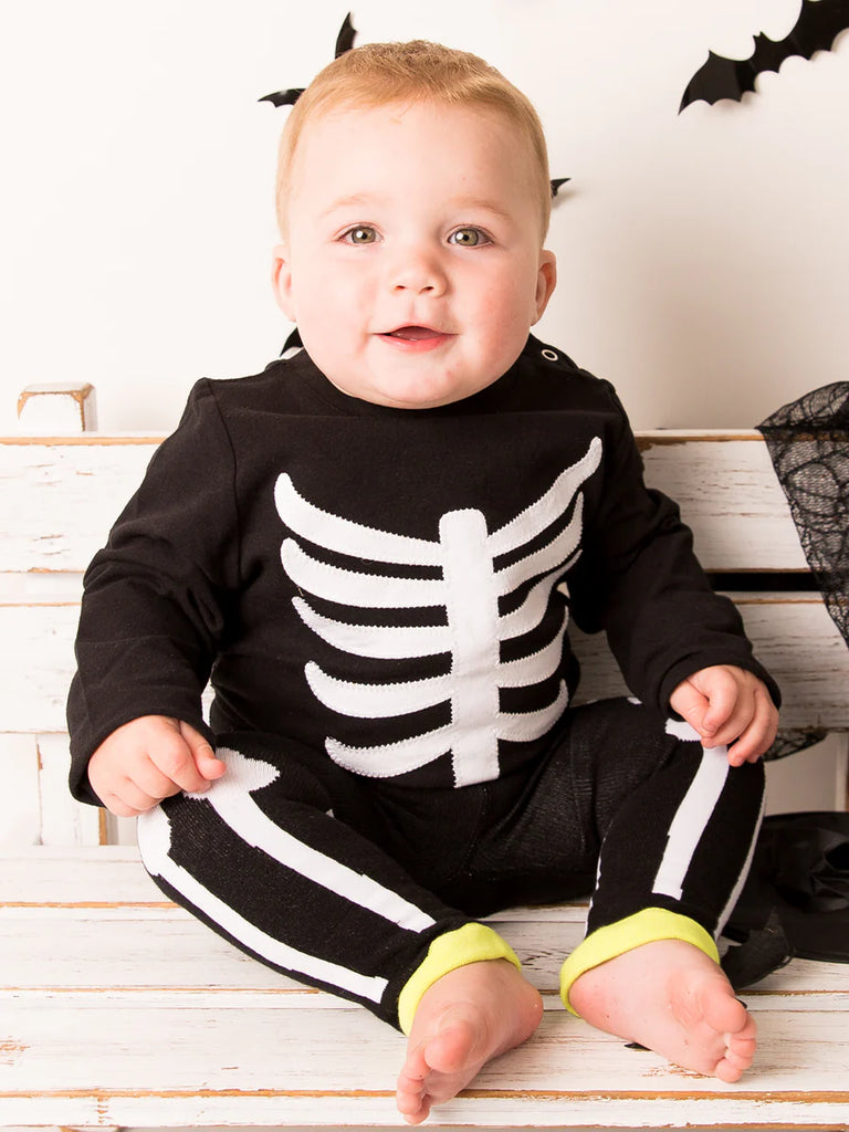 Blade and Rose- Skeleton Leggings- Baby at the bank