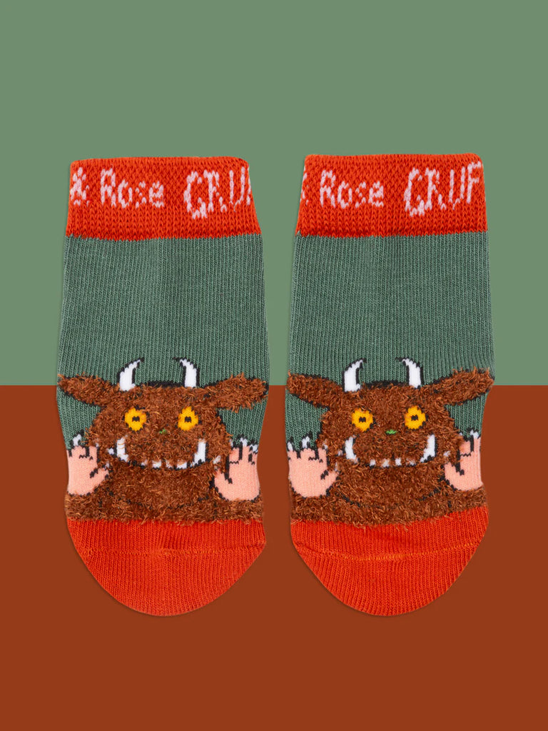 Blade and Rose- Gruffalo Outdoor Adventure 2pk Socks- baby at the bank