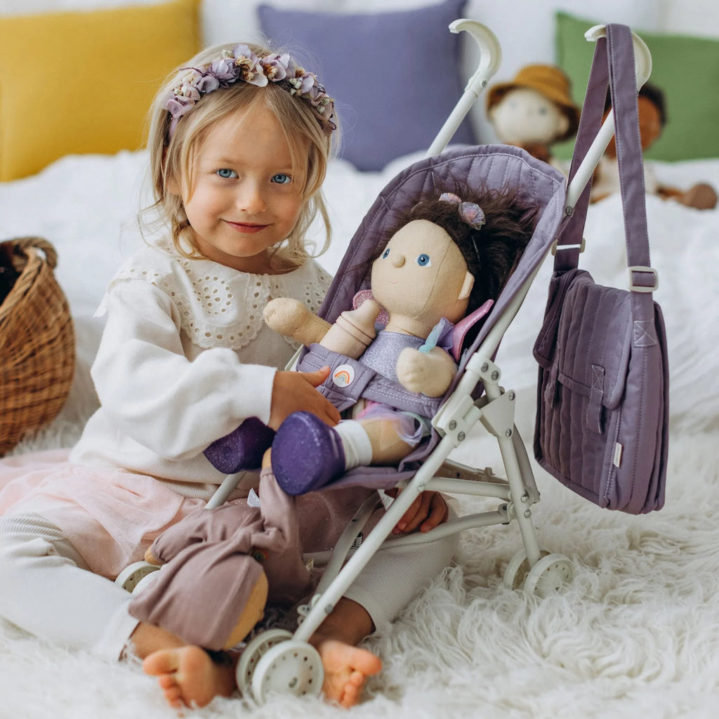 Olli Ella- Sollie Stroller Lavender- Baby at the bank