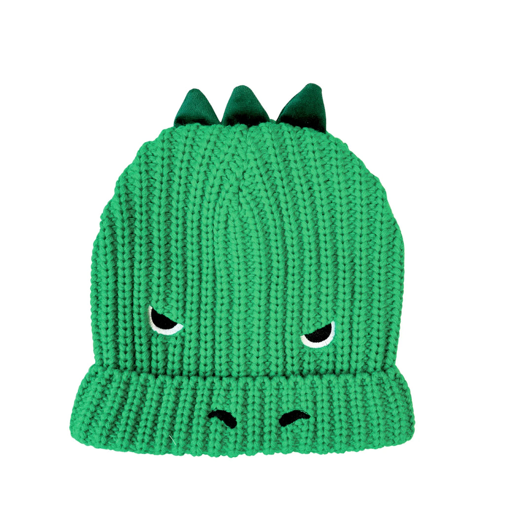 Rockahula- T Rex Knitted Hat- Baby at the bank