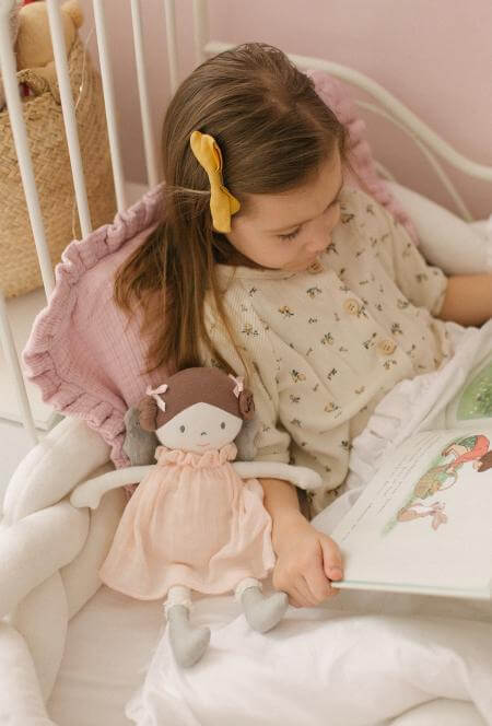 Rainbow Designs- Angelina Doll- baby at the bank