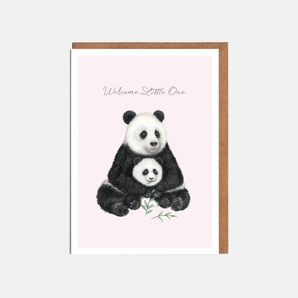 Lottie Murphy- Pandas New Baby Card- Baby at the bank