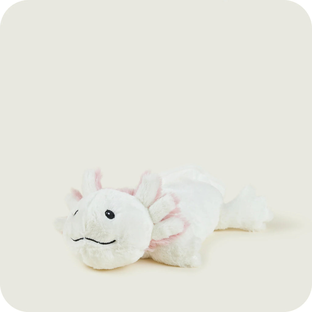 Warmies - White Axolotl- Baby at the bank