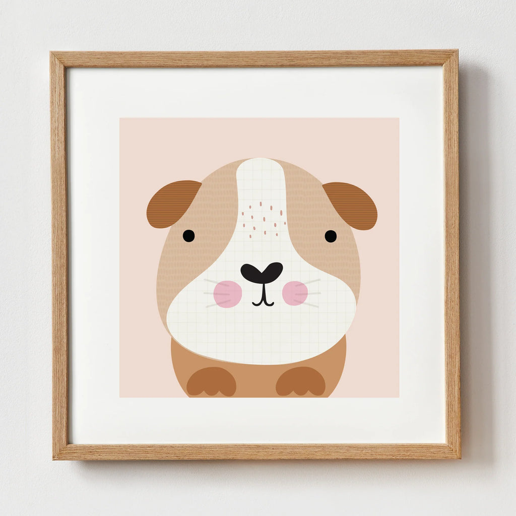 James Ellis- Guinea Pig Art Print- Baby at the bank