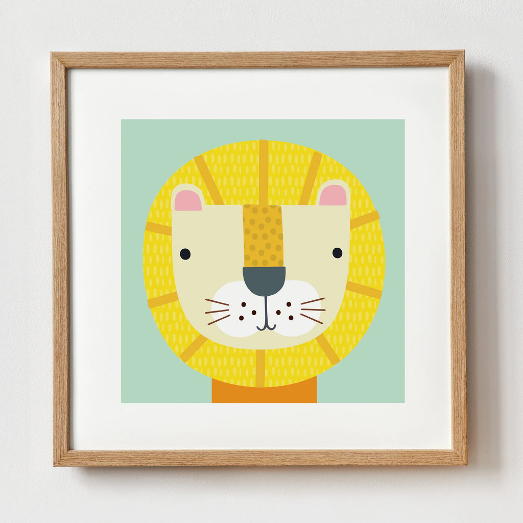 James Ellis- Lion Print- Baby at the bank