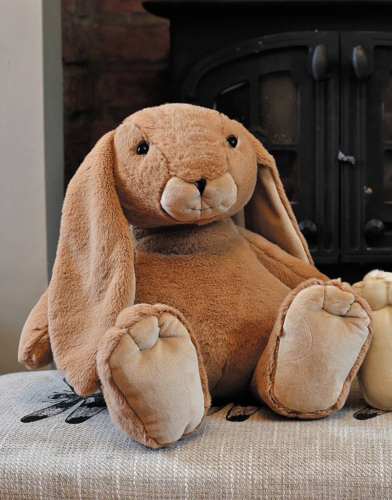 Jomanda -Bunny Soft Toy Large Brown Baby Safe Plush - 30cm