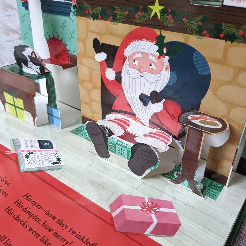 Robert Frederick- The Night Before Christmas Pop-Up Book- Baby at the bank