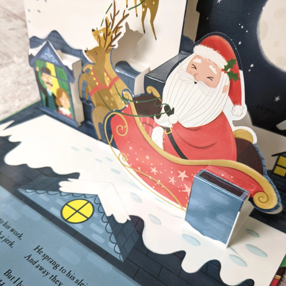 Robert Frederick- The Night Before Christmas Pop-Up Book- Baby at the bank